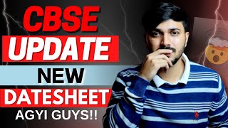 CBSE OFFICIAL REVISED DATESHEET AGYI 🔥😱  CBSE CLASS 10 amp 12 202324 cbse class12 class10 [upl. by Devina]