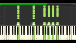 Plucky Daisy  Kevin MacLeod Piano TutorialSynthesia MIDI Download [upl. by Saibot29]