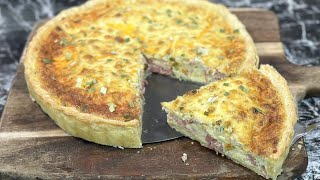 Voici la meilleure façon de préparer la célèbre QUICHE LORRAINE pour seulement 1€ 🥧 [upl. by Geoffrey]