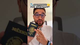 ✈️🤔 Cómo sacar una cita para mi pasaporte tips pasaporte whatsapp shorts dimehectorg [upl. by Acinoed709]