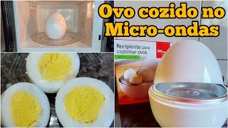 COMO COZINHAR OVOS NO MICROONDAS RECIPIENTE PARA COZINHAR OVOS NO MICROONDAS [upl. by Aizti300]