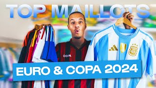 PRESENTATION DES NOUVEAUX MAILLOTS DES NATIONS ADIDAS EURO amp COPA AMERICA 2024 [upl. by Keri]