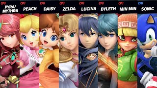 Super Smash Bros Ultimate  Girls Revenge on Sonic [upl. by Nylorahs126]