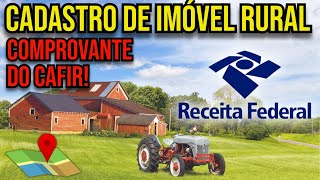 COMO TIRAR COMPROVANTE DE INSCRIÃ‡ÃƒO DO IMÃ“VEL RURAL CAFIR [upl. by Nerrag]