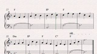 Free easy piano sheet music  Jesu Joy Of Mans Desiring [upl. by Nageam825]