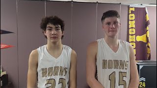 Forestburg Boys Basketball Interview 162022 [upl. by Corrina978]