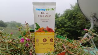 mamaearth Ubtan Face wash unboxingmamaearth Turmeric and Saffron Face wash unboxing [upl. by Edee]