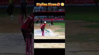 Stylish sixes😳🥵cricket tapeballcricket shortvideotrending [upl. by Lerrej406]