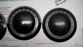 How to restore 1920s Bakelite dials PART 1 [upl. by Ilanos]