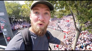 I went to VfB Stuttgarts FIRST HOME GAME and Karawane full day vlog Bad Cannstatt Germany [upl. by Tteirrah477]