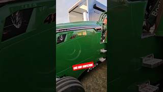 bootlegger prostocktractor johndeer 4108r 8r tractorpulling dieselengine pulling fyp green [upl. by Ecneitap]