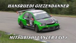 BERGRENNEN OBERHALLAU 2024  HANSRUEDI GIEZENDANNER  MITSUBISHI LANCER EVO 8  VIDEO BELLUNOVIDEO [upl. by Hayikat]