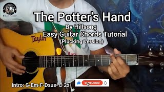 The Potters HandHillsong  Easy Guitar Chords Tutorials with lyrics Plucking [upl. by Annawahs]