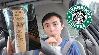 ORDERING THE MOST COMPLICATED STARBUCKS DRINK EVER [upl. by Dhaf]