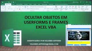 Ocultar Objetos Excel VBA  Vídeo 09 [upl. by Ahsenre]