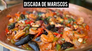 DISCADA DE MARISCOS  MARISCADA AL DISCO  MARISCOS  CAMARONES Demicorazonatucocina [upl. by Nrublim]