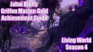 GW2  Jahai Bluffs Griffon Master Gold  Achievement Guide  Guild Wars 2 Living World Season 4 [upl. by Birdella]