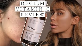 THE ORDINARY ASCORBIC ACID 8 ALPHA ARBUTIN 2 VITAMIN C SERUM REVIEW [upl. by Isabelle]