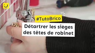 Détartrer les sièges des têtes de robinet [upl. by Atnes]