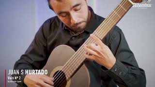 1C Black Satin Guitarra Alhambra  Juan S Hurtado Vals Nº2 by Antonio Lauro [upl. by Robena]