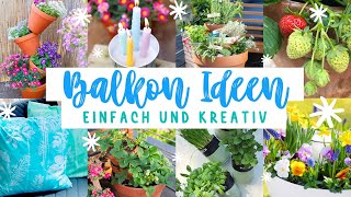 6 besondere Balkon Ideen  DIY Balkon einfach gestalten mit wenig Geld  TRYTRYTRY [upl. by Aidyl859]