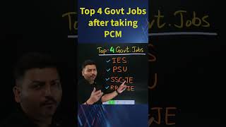 Top 4 Govt Jobs After Taking PCM😎  sankalpbharatfoundation shortsfeed ytshortsfeature class10 [upl. by Sweeney757]