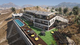 CHECKING OUT THE DESERT MANSION  CAR SHOPPING LA REVO  STREETS OF LA 9 gta ssg gaming [upl. by Cirek]