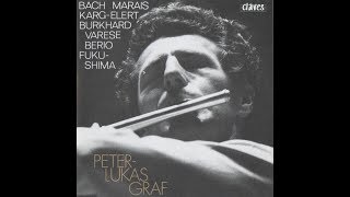 JS Bach Complete Sonate amoll BWV 1013  PeterLukas Graf Flute [upl. by Araz]