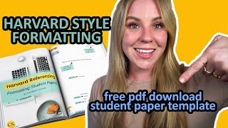 How to Format Your Paper in Harvard Referencing Style [upl. by Carlye833]