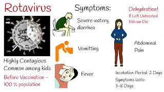 Rotavirus infection  Watery Diarhea in kids [upl. by Anneirb726]