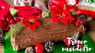 🎄 TRONCO NAVIDEÑO CLÁSICO Y TRADICIONAL  ESPECIAL DE NAVIDAD  POSTRES CON IXCHEL [upl. by Amalita393]