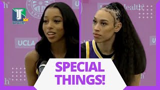 Lexie Brown and DeArica Hamby EXPLAIN what the LA Sparks EXPECT to do in the 2024 WNBA season [upl. by Nairrot]