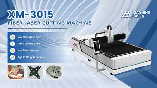 Professional 3015 Sheet Metal Fiber Laser Cutting Machine  Xianming Laser manufacturer [upl. by Perusse]