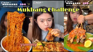 Mukbang Challenge Nasi padang mix Samyang Mozarela😯🥑 hey chandra  mukbang [upl. by Llarret215]