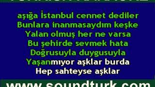 İSTANBUL OLMAZ OLSUN KARAOKE HAKAN ALTUN [upl. by Schach]