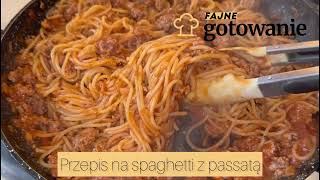 Przepis na spaghetti z passatą [upl. by Magdalen]