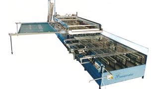 UNIGLASS MC2  Automatic Screen Printing Machine for Glass [upl. by Zoi]