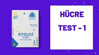 Çöz Kazan TYT Biyoloji Soru Bankası Hücre Test 1 [upl. by Nauqes]