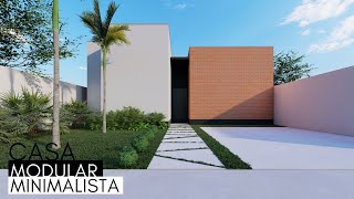 CASA MODULAR MINIMALISTA [upl. by Lachman]