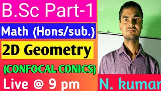 Confocal Conics for Bsc Part1 [upl. by Ahsyia]