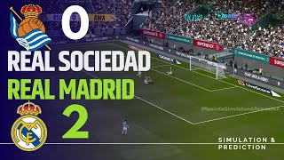 Real Sociedad 02 Real Madrid  LaLiga 2425  SimulaciónRecreación eFootball [upl. by Lavelle279]