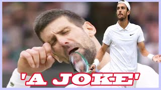 Lorenzo Musetti calls Novak Djokovic a joke after losing Wimbledon semifinal [upl. by Gelya]