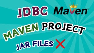 JDBC Project Using Maven  Maven Project  Mysql Connector [upl. by Kursh325]