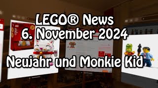 Neue LEGO Neujahrs und Monkie KidSets 2025 Klemmbausteinlyrik News [upl. by Tichon381]