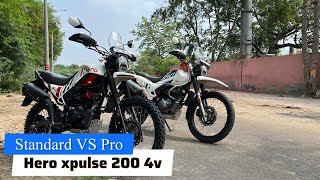 2024 Hero xpulse200 4v standard vs pro  features  price [upl. by Kono]