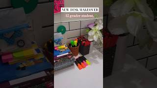 NEW DESK MAKEOVER 🌷🌿studyvlogger deskmakeover cleaning makeover music [upl. by Meil]