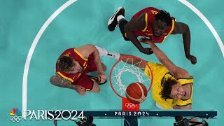 Australia makes strong statement against feisty Spain to open Games  Paris Olympics  NBC Sports [upl. by Eatnoid]