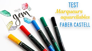 TEST • MARQUEURS AQUARELLABLES FABERCASTELL Albrecht Dürer  Pnixie [upl. by Jairia]