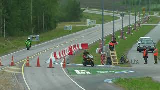 Marko Rättö big highside crash Imatranajo 2018 [upl. by Edyaj]