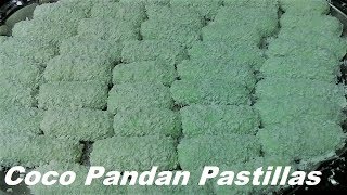 How to Make Pastillas Coco Pandan  Pastillas Coco Pandan Recipe [upl. by Graves838]